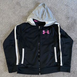 Youth Medium Under Armour zip up hoodie